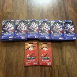 (Lot of 31) One Piece OP-14 OP-13 Sleeved Booster Packs - New Sealed - Image 1