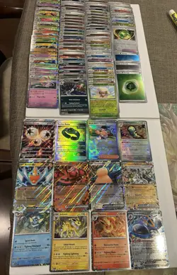 Pokemon Card Lot Various, EXs, Holo, Rev Holo, Promo, & Pokeball Foils 90 Cards - Image 1