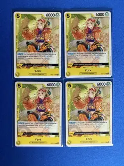 York One Piece TCG 500 Years in the FutureOP07-110 Uncommon card QTY 4 ships PWE - Image 1