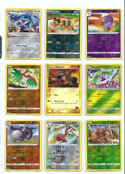 POKEMON ALL FOIL 9 CARD LOT. - Image 1