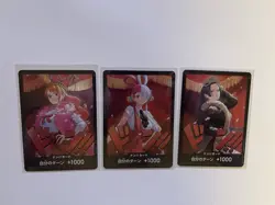 DON FOIL!! Nami, Boa Hancock & Uta EB03 ONE PIECE Card Heroines Special NM - Image 1