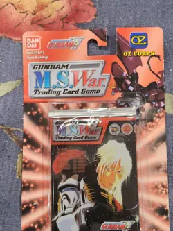 Gundam M.S. War Trading Card Game Oz Corps 10 Card Booster Pack Sealed - Image 2