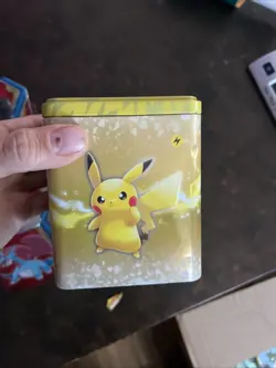 Lot Of 7 Larger Pokemon Storage Tins Empty (no Cards) - Image 3