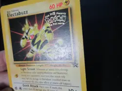 ELECTABUZZ POKEMON CARD 2 GOLD STAMPED MOVIE BLACK STAR PROMO NON HOLO LP EX - Image 3