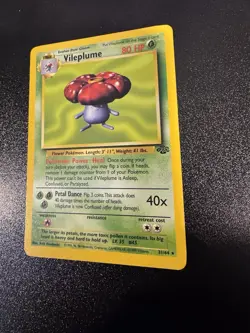 Vileplume 31/64 Jungle Rare Pokemon Card NM - Image 1