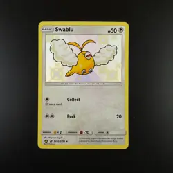 Swablu SV42/SV94 Pokemon Hidden Fates Shiny Holo Card - Image 1