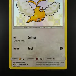 Swablu SV42/SV94 Pokemon Hidden Fates Shiny Holo Card - Image 3