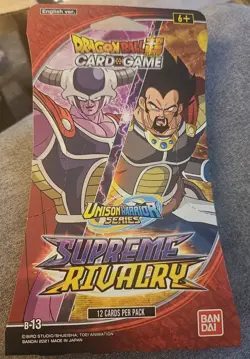 Dragon Ball Super Supreme Rivalry Card Game Sleeved Booster Pack - New Sealed - Image 1