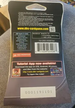 Dragon Ball Super Supreme Rivalry Card Game Sleeved Booster Pack - New Sealed - Image 2