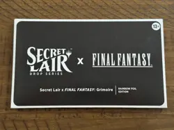 MTG Secret Lair x Final Fantasy: Grimoire [Rainbow Foil] English Edition - Image 1