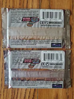 MAGIC THE GATHERING Lot of Two (2) EXODUS Factory Sealed Booster Packs - Image 2