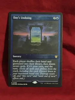 MTG Magic the Gathering Day's Undoing Commander Masters Etched FOIL - Image 1