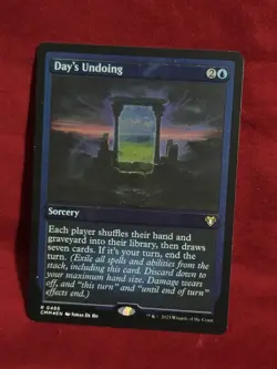 MTG Magic the Gathering Day's Undoing Commander Masters Etched FOIL - Image 3