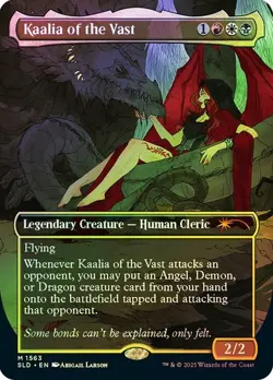 Kaalia of the Vast *Foil Borderless* - SLD - NM - Magic The Gathering - MTG - Image 1