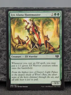 LP - Lys Alana Huntmaster - Commander 2014 - Magic The Gathering Lightly Played - Image 1