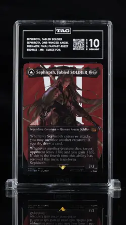 TAG 10 Borderless Surge Foil - Sephiroth, Fabled Soldier - Image 1