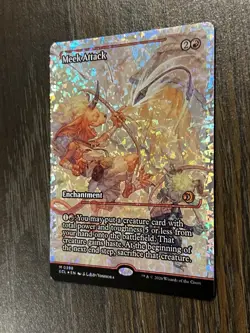 Meek Attack - Fracture Foil Showcase Lorwyn Eclipsed (ECL) NM Pack Fresh MTG - Image 3