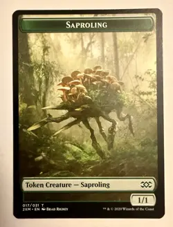 Saproling Token (017) Double Masters 2XM MTG Magic - Image 1