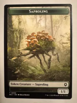 Hamster // Saproling Double-Sided Token 22//30 BLC MTG NM - Image 2
