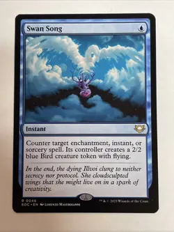 Swan Song Commander: Edge of Eternities #46 Rare - Image 1