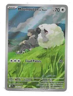 CARTE POKEMON MOUMOUTON DE NABIL 170/159 70 PV ECARLATE ET VIOLET AVENTURES ENSE - Image 1