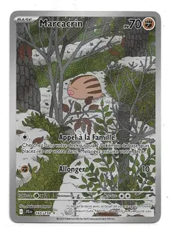 CARTE POKEMON MARCACRIN 165/159 70 PV ECARLATE ET VIOLET AVENTURES ENSEMBLE - Image 1