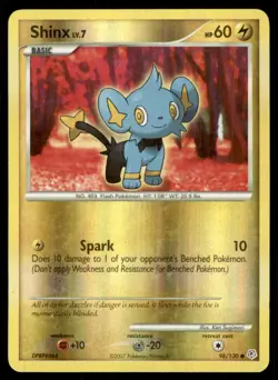 2007 Diamond & Pearl Reverse Holo Shinx Basic/Common #98 - Image 1