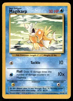 1999 Classic - Base Set Magikarp Basic/Uncommon #35 - Image 1