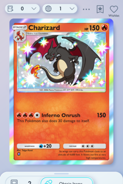 Pokemon TCG POCKET - Charizard Shiny 1⭐, Crimson Blaze, English - Image 3