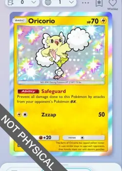 Pokemon TCG POCKET - Oricorio Shiny 1⭐, Mega Rising, English - Image 1