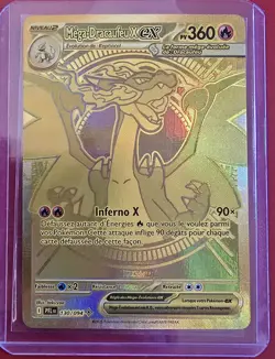 Pokemon Carte Mega Mega Dracaufeu X Ex Gold 130/094 FR - Alt SAR, FA. - Image 1