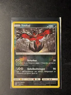 Pokemon Karte Yveltal 54/73 Schimmernde Legenden Deutsch Holo Reverse - Image 1