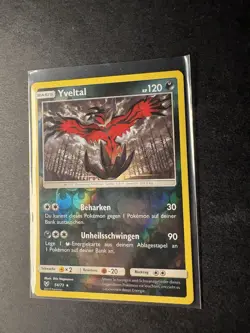 Pokemon Karte Yveltal 54/73 Schimmernde Legenden Deutsch Holo Reverse - Image 2