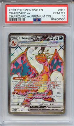 2023 Pokemon Charizard ex SVP 056 PSA 10 Gem Mint Premium Collection - Image 1