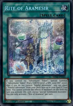 Rite of Aramesir EU 1st Ed Prismatic Secret MP23-EN264 Yu-Gi-Oh! - Image 1