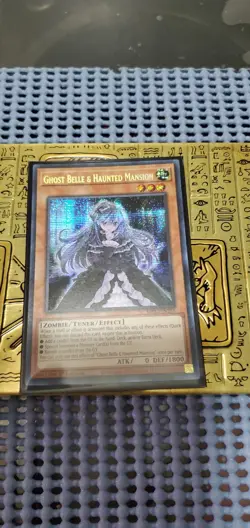 Yugioh! Ghost Belle & Haunted Mansion MP22-EN258 Prismatic Secret Rare 1st NM - Image 1