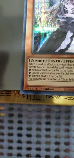 Yugioh! Ghost Belle & Haunted Mansion MP22-EN258 Prismatic Secret Rare 1st NM - Image 5