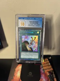 Yugioh Toon Bookmark TOCH-EN003 Collectors Rare 1st Edition CGC Pristine 10 - Image 1