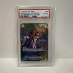 Donquixote Rosinante 030 One Piece 2nd Anniversary Set One Piece Japanese PSA 10 - Image 1