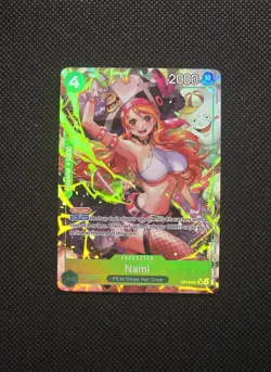 One Piece CCG Two Legends Nami Super Rare Alternate Art OP14-031 English Foil - Image 1