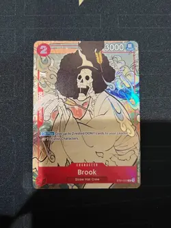 One Piece TCG Brook ST01-011 1st Anniversary Set NM #1 - Image 1