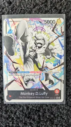 Monkey D Luffy ST21-001 Leader Parallel One Piece English - Image 1