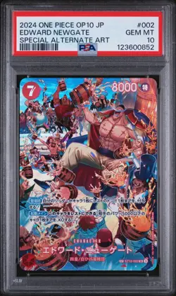 PSA 10 Edward Newgate SP Parallel ONE PIECE ST15-002 Royal Blood Japanese GEM 💎 - Image 1