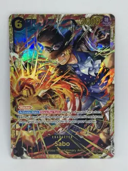 Sabo SEC OP13-120 One Piece Carrying On His Will English NM Pack Fresh - Image 1