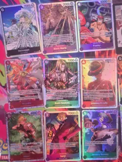 One Piece TCG English SR Lot of 24 NM+ - Image 2