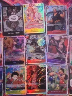 One Piece TCG English SR Lot of 24 NM+ - Image 3