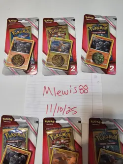 Pokemon TCG Sun & Moon Lot of 6 (2) Mini Packs (3 cards each) w/ promo card - Image 2