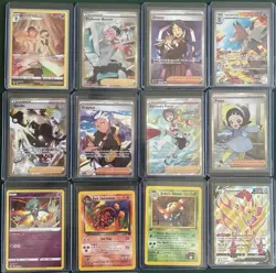 12 Card Lot 1st Edition Pokemon Card Vintage & Modern NM Illustrations, Full Art - Image 1