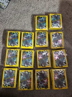 14 Packs Of Pokemon TCG Zacian & Zamazenta Card Sleeves 65 Ct Each New - Image 1
