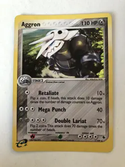 Aggron - 1/109 - Pokemon Ex Ruby & Sapphire Holo Card - Image 1